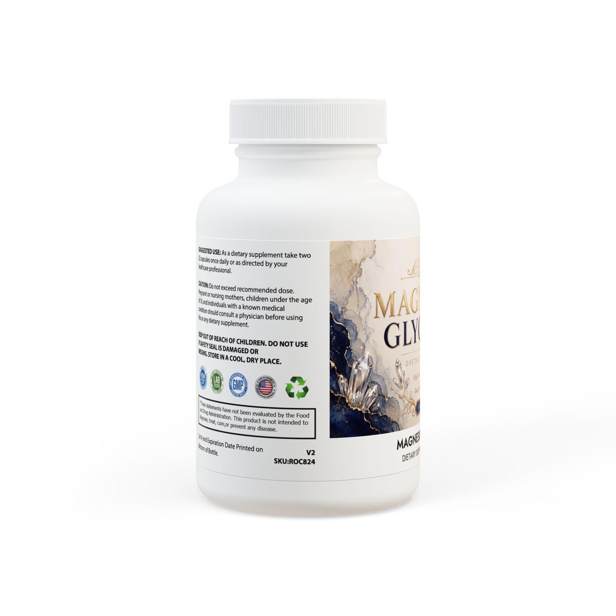 Thực phẩm bổ sung Magiê Glycinate - 60 viên nang