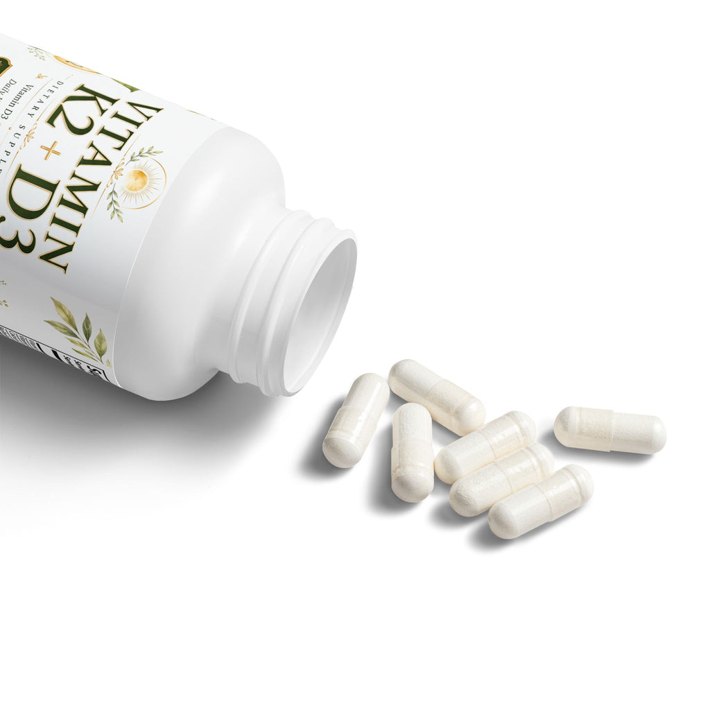 Vitamin K2 + D3 Supplement - 60 Capsules