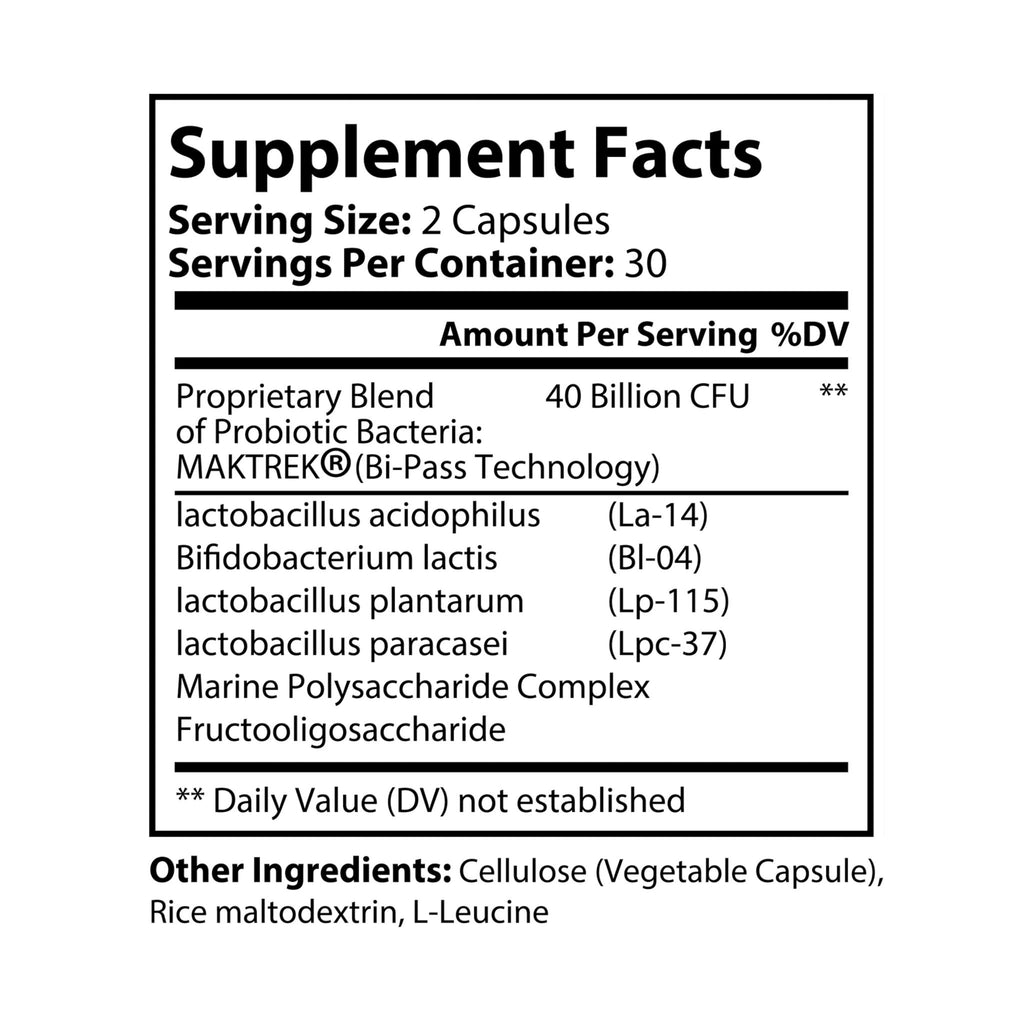 Probiotics Supplement - 60 Capsules