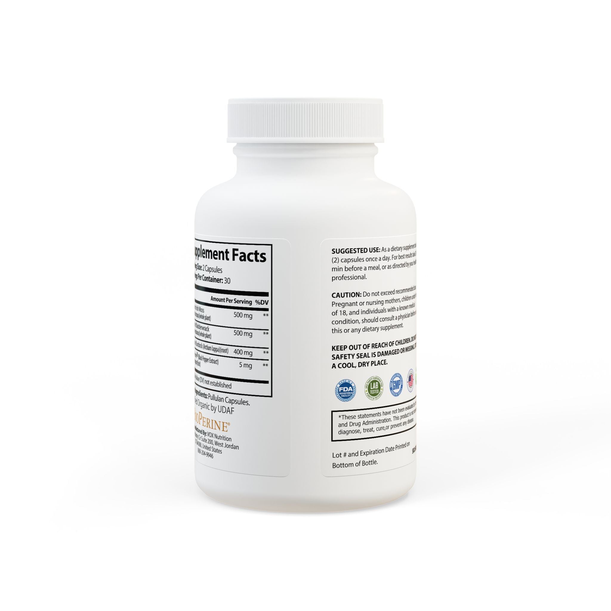 Thực phẩm bổ sung Sea Moss - 60 viên nang