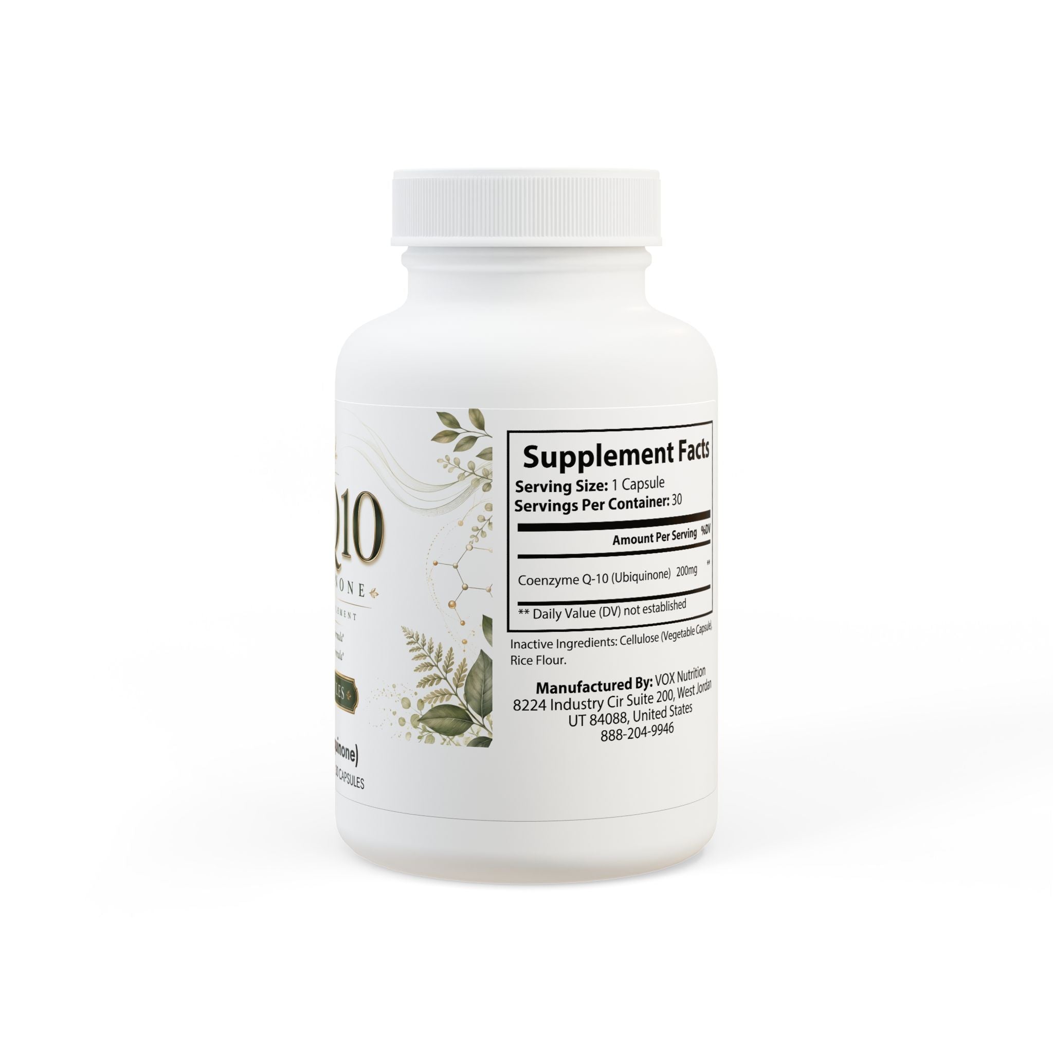 Thực phẩm bổ sung CoQ10 (Ubiquinone) - 30 viên nang