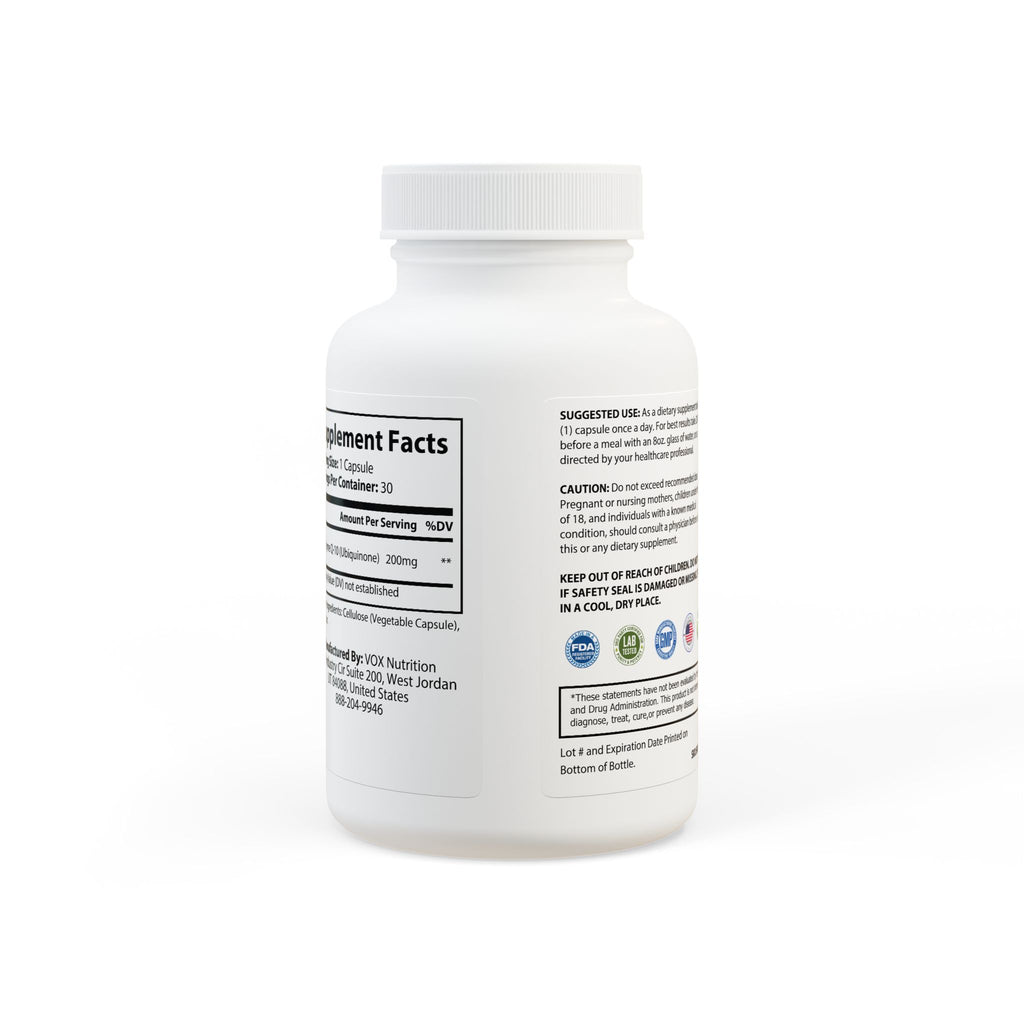 Thực phẩm bổ sung CoQ10 (Ubiquinone) - 30 viên nang